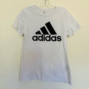 Adidas Womens White Golf Tee Shirt Size Small